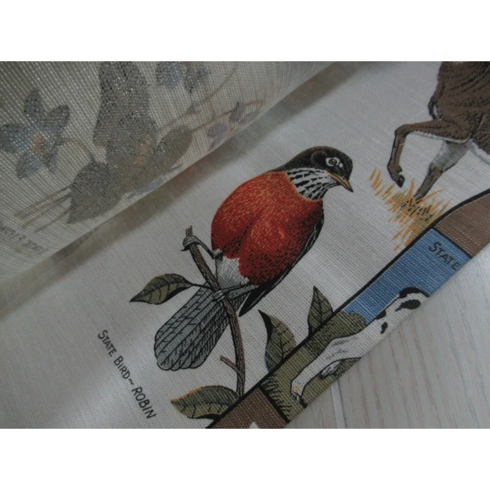Wisconsin souvenir Linen Canvas Kitchen hand Towel Decor‎ Dairy Cow Cheese Dells